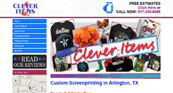 Desktop Screenshot of cleveritems.com