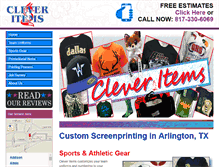 Tablet Screenshot of cleveritems.com